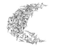 GALPADA 100pcs Mini Alligator Clips Christmas Tree Ornament Hooks Flower Decoration Hanger Clips for Wreath Artificial Flower Hanging