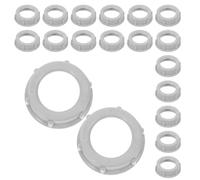 GALPADA 100pcs Plastic Insulating Bushing 3/4 Inch Hand Tighten Conduit Fitting Weatherproof and Heat Resistant Features for Machine Wiring Bushing Indoor Use