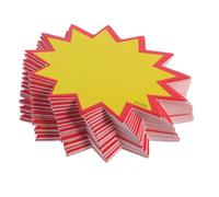 GALPADA 100pcs Pricing Tags Sale Signs for Retail Store Yellow Sturdy Paper Material Easy Labeling User-Friendly Elegant Design for Displaying Pricing