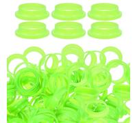 GALPADA 100pcs Replaceable Extinguisher Rings Luminous Fire Extinguisher Circle Plastic Visible Rings User-friendly Design High Visibility for Fire Safety Setup and Emergency