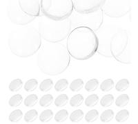 GALPADA 100pcs Round Glass Cabochons Dome Flat Back Tiles for DIY Craft Projects and Jewelry Making, Multifunctional and Resistant to Fading, Minimalist Contemporary Style Accessories