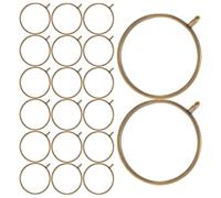GALPADA 100pcs round Open Back Bezel Pendant Blanks for Jewelry Making, Golden Alloy Hollow Frame Charms with Versatile Craft Base, Maintain Shape and Precision, for Botanical Resin Craft