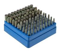 GALPADA 100pcs Rubber Grinding Head Set for Drill Bits with Carving and Grinding Functions, Suitable for Metal and Glass, for Craft Hobbyists and Modelers, Includes Multiple Sizes