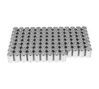 GALPADA 100pcs Stainless Steel Hose Sleeves High Pressure Hose Fitting Crimping Sleeve Silver Sturdy Precision Craftsmanship for Hydraulic Systems Industrial Applications