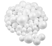 GALPADA 100pcs White Foam Balls Small Foams Balls for DIY Arts and Crafts with Smooth Surface, Easy to Store, Suitable for Wedding Party and School Projects