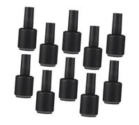 GALPADA 10pcs 15ml Glass Nail Polish Bottles Leak-proof Covered Nail Gel Containers Lightweight for Grooming on The Go and Travel