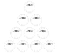 GALPADA 10pcs Acrylic Badge Pins Clear Plastic Button Lapel Badges DIY Pin Making Kit for Crafts Photo Button Maker Supplies