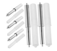 GALPADA 10pcs Adjustable Spring Rod Plastic Toilet Paper Holder Replacement Roller Spindle for Bathroom Hotel Smooth Turning Tissue Dispensing Accessory with Secure Grip Mechanism