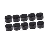 GALPADA 10pcs Anti-Slip Perforated Racket Grip Tape - Super Absorbent Overgrip for Tennis Badminton & Pickleball Stretchy Handle Protection Ideal for Sports Enthusiasts Black