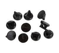 GALPADA 10Pcs Black Wooden Erhu Bridges Musical Instrument Accessories Traditional Chinese Erhu Replacement Parts for Folk Instrument Repair and Tuning