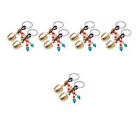 GALPADA 10pcs Brass Keychain Pendant for Bags and Backpacks Cute Hollow Keyring Accessories for Men and Women for Daily Use and Gifting
