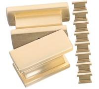 GALPADA 10pcs Brushed Metal Square Cabinet Knobs Replacement Pull Handles for Furniture Resistant Comfortable Grip Modern Design for Kitchen and Home Upgrade