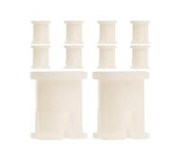 GALPADA 10pcs Caster Socket Swivel Caster Sleeves Plastic Small Sleeve Sturdy Not Easy to Deform Furniture Insert Socket for Chair Feet