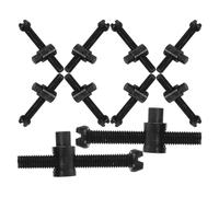 GALPADA 10Pcs Chainsaw Tensioner Screws Metal Adjuster Replacement Kit for Guide Bar Chain Saw Accessories Compatible with Lawn Mower and Electric Saw for Precise Chain Tension and Easy