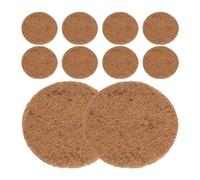 GALPADA 10pcs Coconut Fibre round Nesting Pads Lightweight Natural Bird Nest Mat for Poultry Eggs Easy to Carry Keep Warm Suitable for Pets Nests and Flowerpots