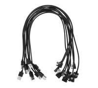 GALPADA 10pcs Dual Output USB Charging Cable Adapter for Suitcase Luggage Extended Reach Portable Charging Cord Compatible with Smartphones Tablets Laptops