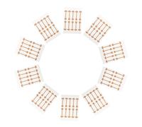 GALPADA 10pcs Elastic Nose Wing Shaping Strips Soft Stretchy Fabric Nose Contour Corrector for Wide Nostrils Daily Comfortable Use Home Travel