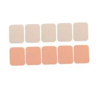GALPADA 10pcs Facial Makeup Puff for Women Soft Lightweight Cosmetic Powder Applicators Square Dry and Wet Use Gentle Fluffy Face Care Tools with White and Skin Tone Colors