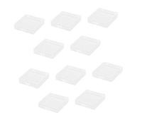 GALPADA 10pcs False Nail Container Nail Display Tray Box High Transparency Easy to Store Nice Quality Material and Home Use