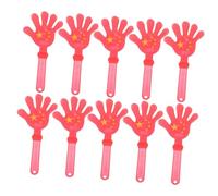 GALPADA 10pcs Flag Hand Clappers Noisemakers Party Colored Cheer Props for Sports Events and Festivals Easy to Use Loud Handheld Clappers for Adults