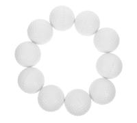 GALPADA 10pcs Foam Golf Practice Balls Solid Foam Stress Relief Squeeze Realistic Feel for Indoor Outdoor Training Backyard Garden Use Party Favors