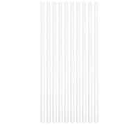 GALPADA 10pcs Glass Stirring Rods with Dual Rounded Ends, Borosilicate Chemistry Tools for Laboratory Mixing and Solution Dilution, Sturdy Grip Pour Guide Design, 7.9 Inch Glass Mixing
