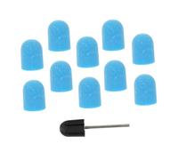 GALPADA 10pcs Grit Nail Sanding Caps with Grinding Drum Manicure Pedicure Polishing Burrs for Rough Grinding and Nail Surface Smoothing