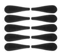 GALPADA 10Pcs Hanger Shoulder Support Pads: Black Non-slip Flocked Clothes Hanger Shoulder Shapers Cushions for Shirts Suits Sweaters Ideal for Home Travel And Retail Use