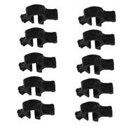 GALPADA 10pcs Hard Hat Flashlight Wire Clips Helmet Light Cable Holders for Mining Construction Safety Caps Easy Install Versatile Cable Mount Accessories