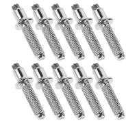 GALPADA 10pcs High-carbon Steel Trekking Pole Replacement Tips, Metal Hiking Stick Accessories for Walking Poles, Sturdy Rod Tip Repair Kit Suitable for Outdoor Hiking and Trekking