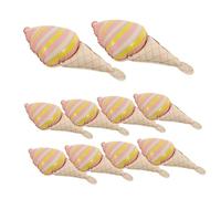 GALPADA 10pcs Ice Cream Foil Balloons Cute Inflatable Ice Cream Balloon Decorations for Birthday Parties Showers and Summer Events