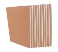 GALPADA 10pcs Kraft Paper Notepad Lined Journal with Thick Sturdy Pages for Office Workers Teachers Daily Organizing Writing Diary School and Work Use