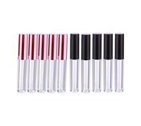 GALPADA 10pcs Lip Gloss Tubes with Bottle Stopper Cosmetic Containers for DIY Lip Color and Dye Liquid Portable for Travel and Personal Use