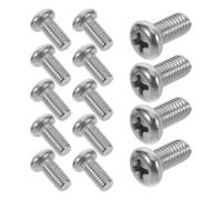 GALPADA 10pcs M5 Pot Handle Screw for Wok and Stock Pot Replacement, Stainless Steel with High Temperature Resistance, Universal Compatibility, Silver Fastener for Kitchen Use