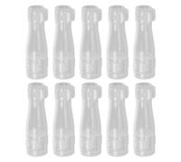 GALPADA 10pcs Makeup Brush Covers Protective Caps for Travel and Storage, round Shaped Plastic Dustproof Caps to Extend Bristle Service Life and Provide Comprehensive Protection