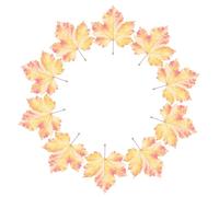 GALPADA 10pcs Maple Leaf Bookmarks Made of Acrylic with Smooth Edges and Realistic Leaf Shape, Functional and Decorative Page Markers for School and Office Use by Readers and Writers