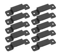 GALPADA 10pcs Metal Tape Measure Holder Clip with Iron Material and Secure Clamp, Versatile Use with Tool Pouch Buckle for Home Projects and Job Projects, Black Tool Belt Accessory