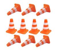 GALPADA 10pcs Miniature Traffic Barrier Small Traffic Cones Model Sand Table Decoration Educational Micro Landscape Props for Interaction