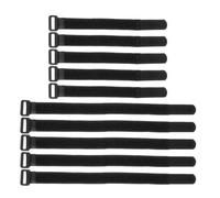 GALPADA 10pcs Mountain Bike Securing Straps with Buckles, Adjustable 30cm and 50cm Tie-downs for Bicycle Wheel Stabilizer and Rack Transport Accessories, Outdoor Cycling Storage Gear