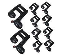GALPADA 10pcs Musical Note Foil Balloons Black Double Notes for Birthday Party Decoration Concert Scene Layout Props