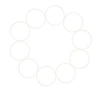 GALPADA 10pcs Natural Bamboo Wreath Rings Unfinished Macrame Hoops for DIY Crafts Wedding Decor Rustic Floral Hoop Frames for Hanging Ornaments and Seasonal Decorations