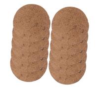 GALPADA 10pcs Natural Pigeon Egg Nest Pads for Birds Breeding Bird Mat Moisture and Breathable Design for Pigeon and Eggs