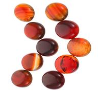 GALPADA 10pcs Natural Stone Cabochons Flatback Beads for DIY Jewelry Making Unique Color Pattern Gemstone Decoration for Bracelets Necklaces Keychains Craft Gifts