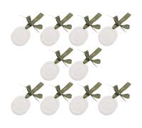 GALPADA 10pcs Passive Car Essential Oil Diffuser Clay Discs with Ribbon, Gypsum Material for Steady Fragrance Release, Car Air Freshener the Go and Wardrobe Use
