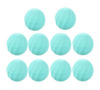 GALPADA 10pcs Plastic Lipstick Box Travel Lip Balm Container Refillable Easy to Fill Rounded Egg Shape Sphere Containers for Travel Storage