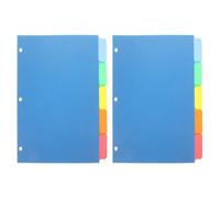 GALPADA 10pcs Pp Binder Dividers for Notebooks with Writing Categories and Quick Reference, Suitable for Organising Books and Notepads in Office or School