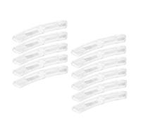 GALPADA 10Pcs Premium Bike Wheel Reflectors High Visibility Reflective Warning Clips for Night Safety Cycling White Decorative Spoke Reflective Easy Install