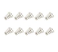 GALPADA 10pcs Professional Bike Hub Spring Quick Release Stainless Steel | Bike Accessories for Axle Fixed Rod, Elastic Pad Prevents Loosening, Stem Cap Quick-release Device