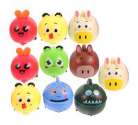 GALPADA 10pcs Pull Back Car for Friction Powered Miniature Vehicles with Adorable Animal Design and Easy to Use Educational Plaything for Boys