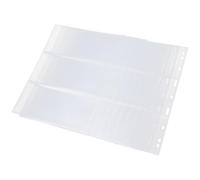 GALPADA 10pcs Pvc Storage Album Pages Multi-functional Currency Storage Loose-leaf Sheets 280 * 215mm Size Suitable for Collectors